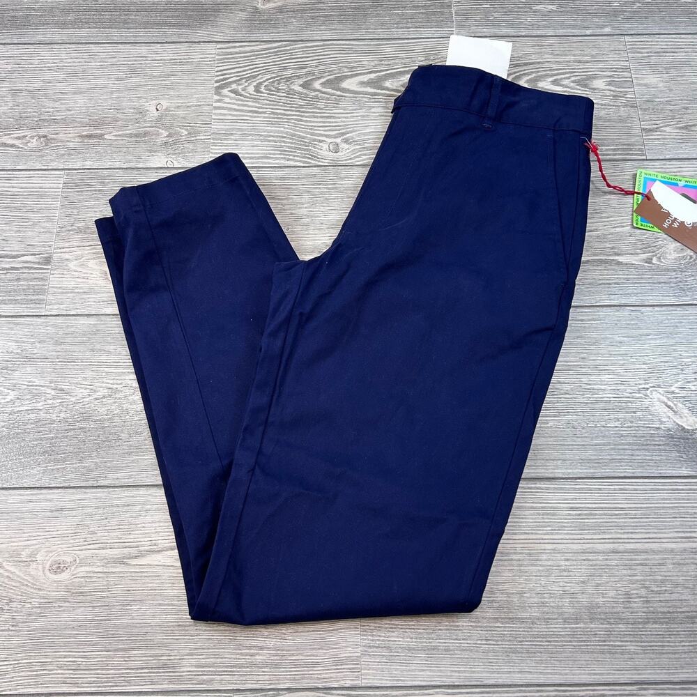 Houston White Adult Straight Trousers Navy Blue Small NWT